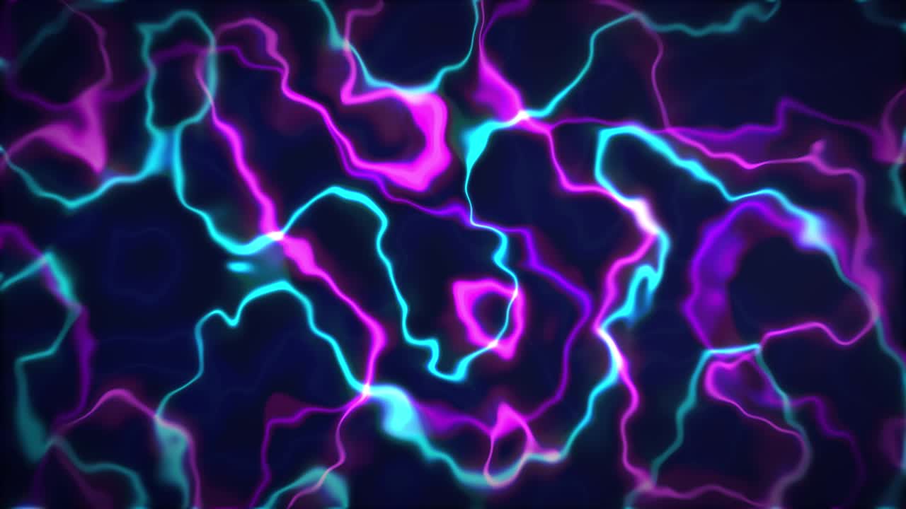 abstract background colored neon lines. loop. 4k
