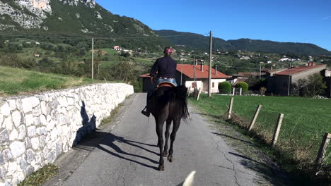 horse ride in cusano