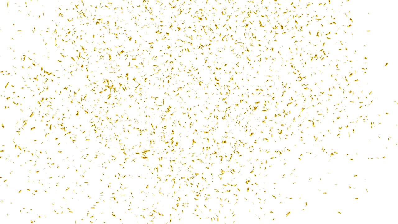 Winner! Gold confetti explosion.