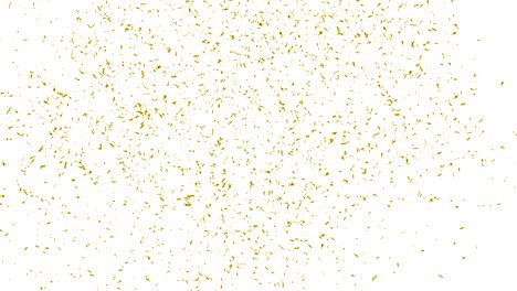 ¡ganador, explosión de confeti de oro!