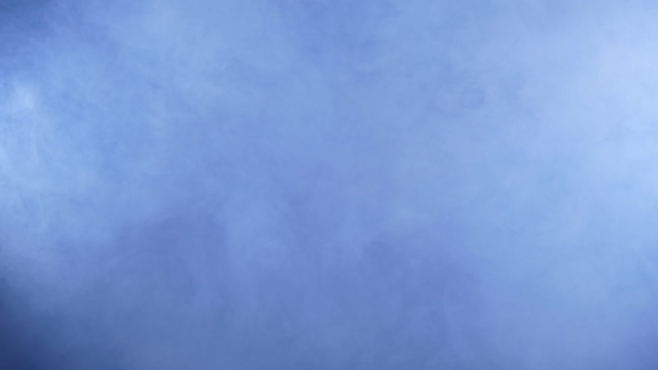Blauer Rauch und Nebel