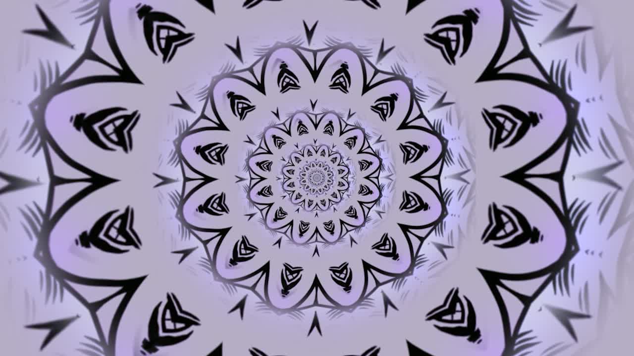 Abstraktit mandala-kuviot