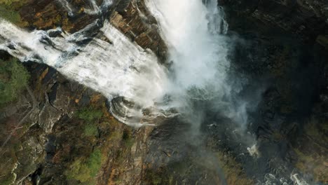 Arial-view-of-the-Skjerfossen-waterfall