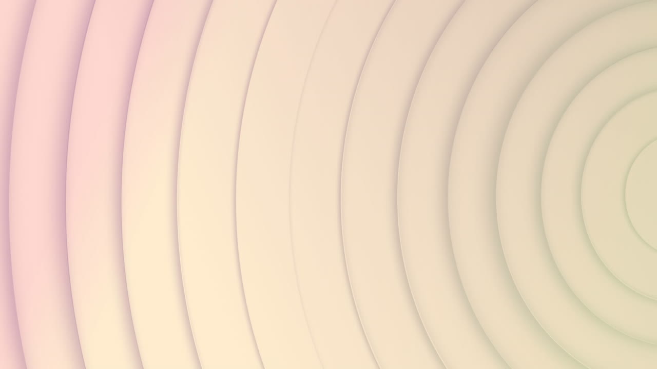 animación de tubos de ensayo en un icono de soporte sobre círculos concéntricos contra un fondo rosado.