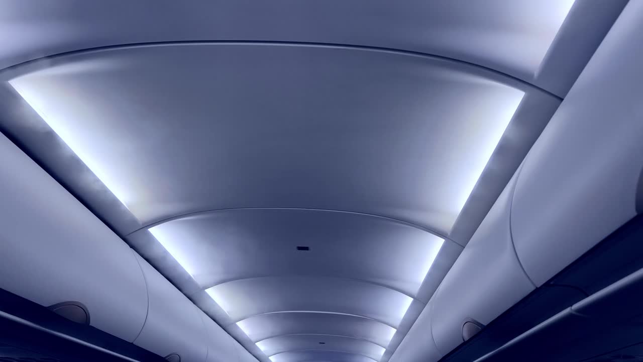 techo interior del avión