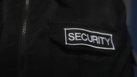 security label closeup