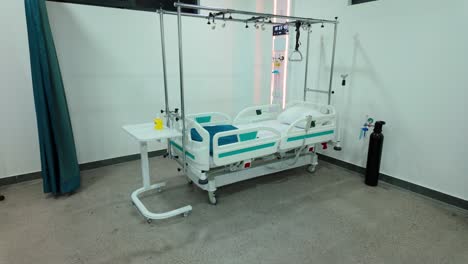 medical care bed at a hospital training center