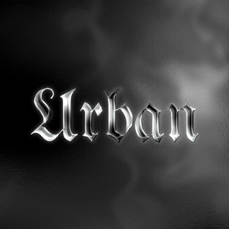 Urban Text Graphic Design