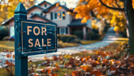 house for sale in autumn