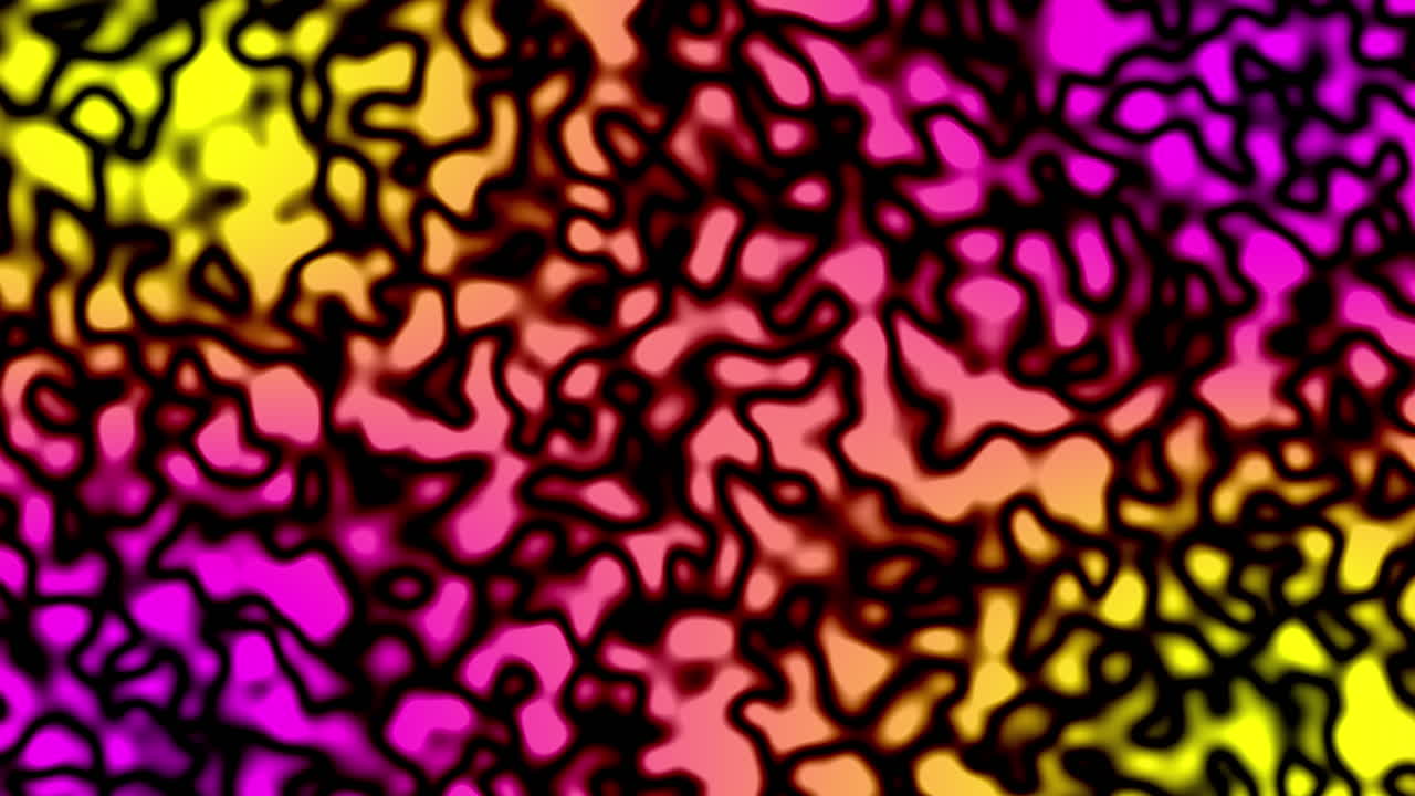 fondo líquido rosa y amarillo mínimo del milenio: completamente en bucle