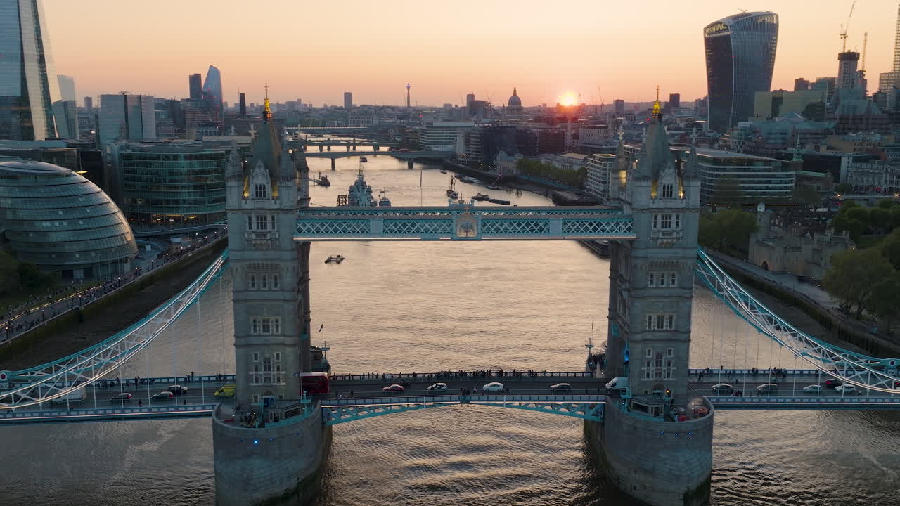 Tower Bridge at Sunset, London