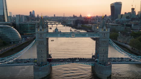 tower bridge at sunset, london