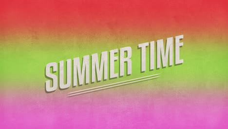 horario de verano en la textura del grunge del arco iris