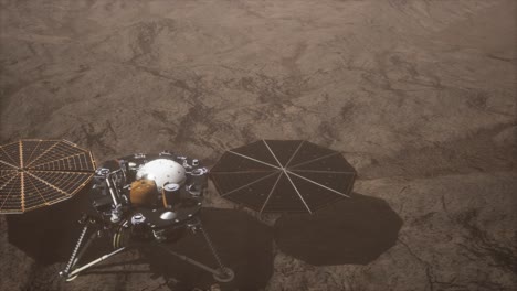 insight marte explorando la superficie del planeta rojo