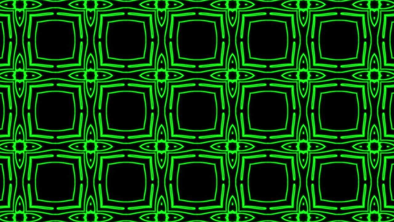rayas abstractas efecto caleidoscopio. ondas líquidas verdes fondo de movimiento abstracto corporativo. bucle sin costuras. formas de movimiento contorno borde. rayas de onda. animación de video vj, 4k
