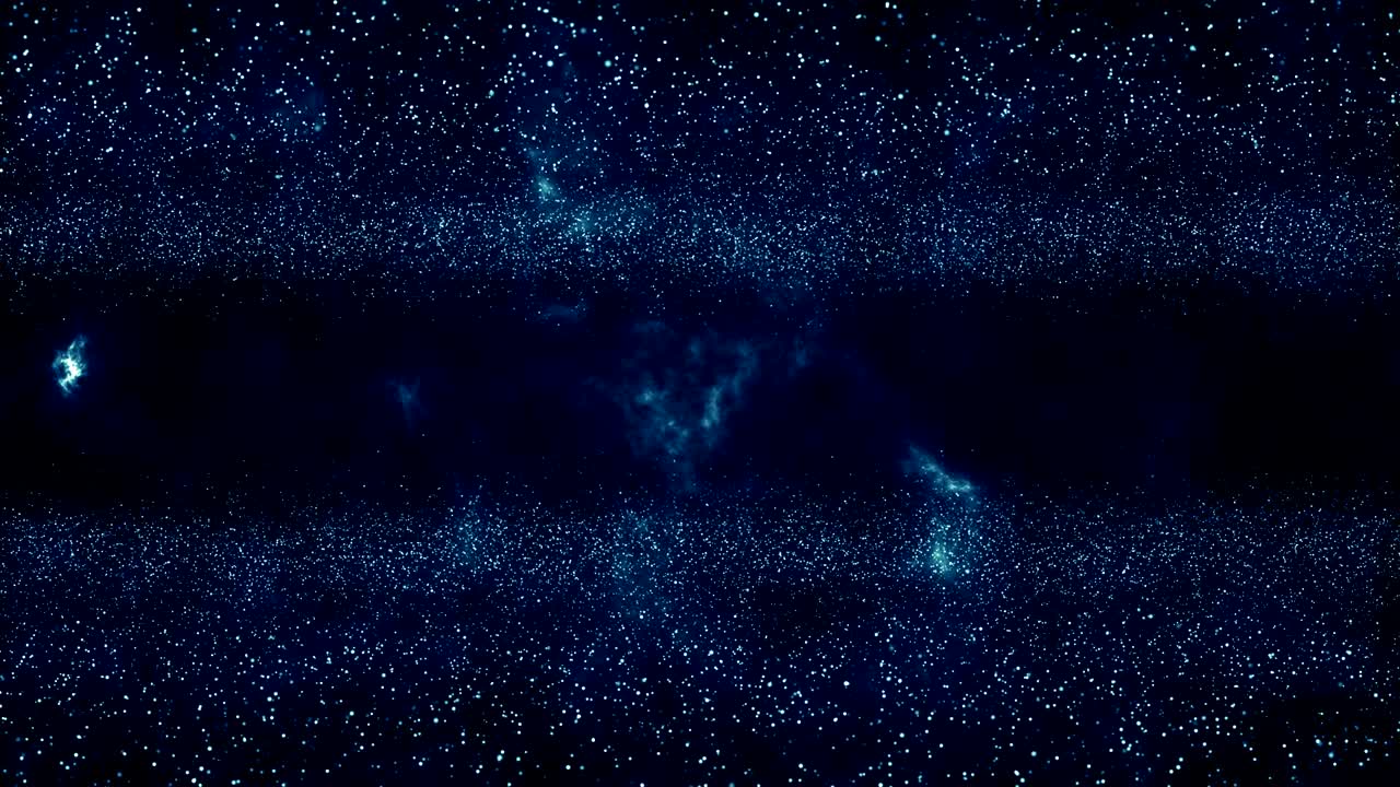 Particles Blue dust abstract light bokeh motion titles cinematic background loop