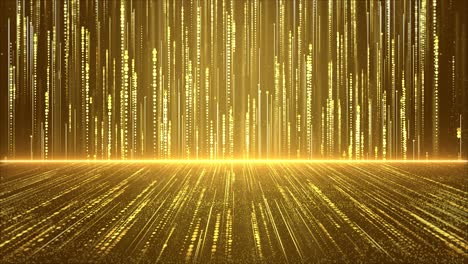 4k 3d licht flikkers deeltjes prijzen stage loop achtergrond.