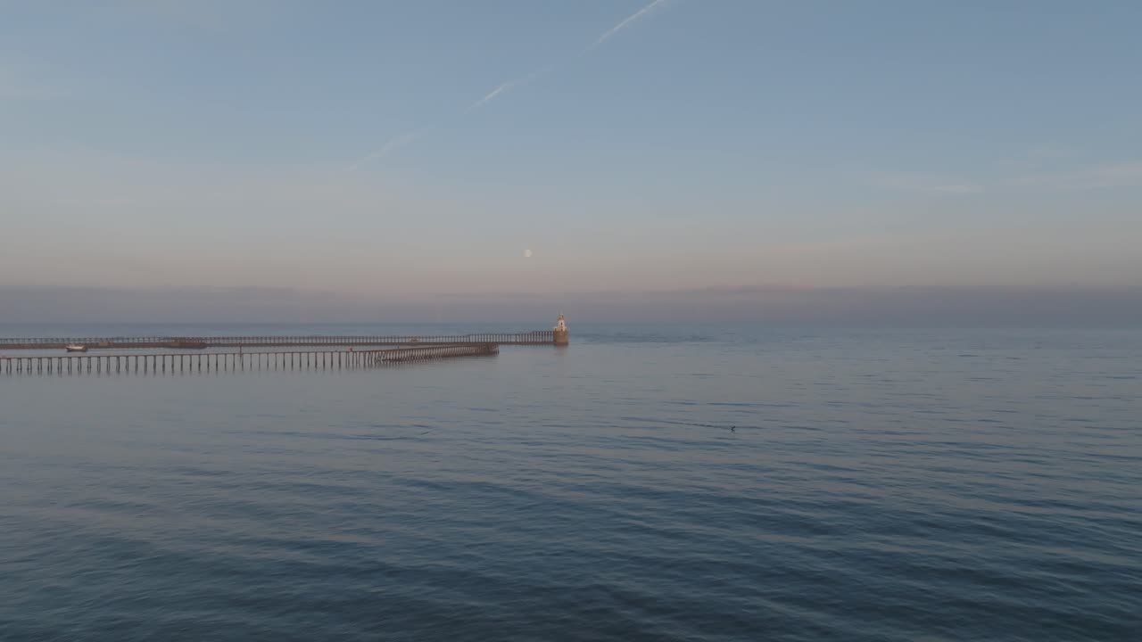Serene Lighthouse at Dawn