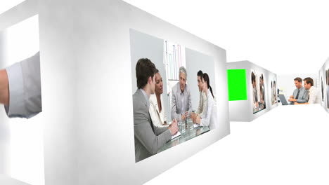montaje de situaciones empresariales