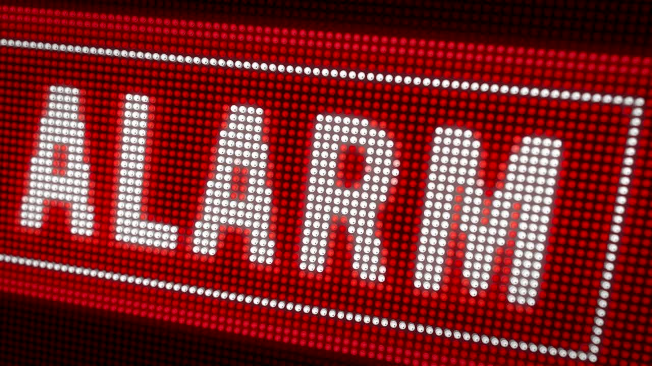 led 알람 타이틀 루프