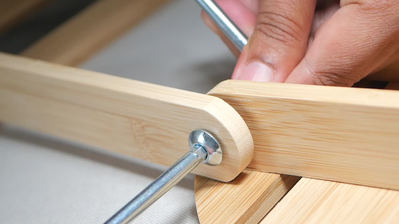 Assembling wooden furniture