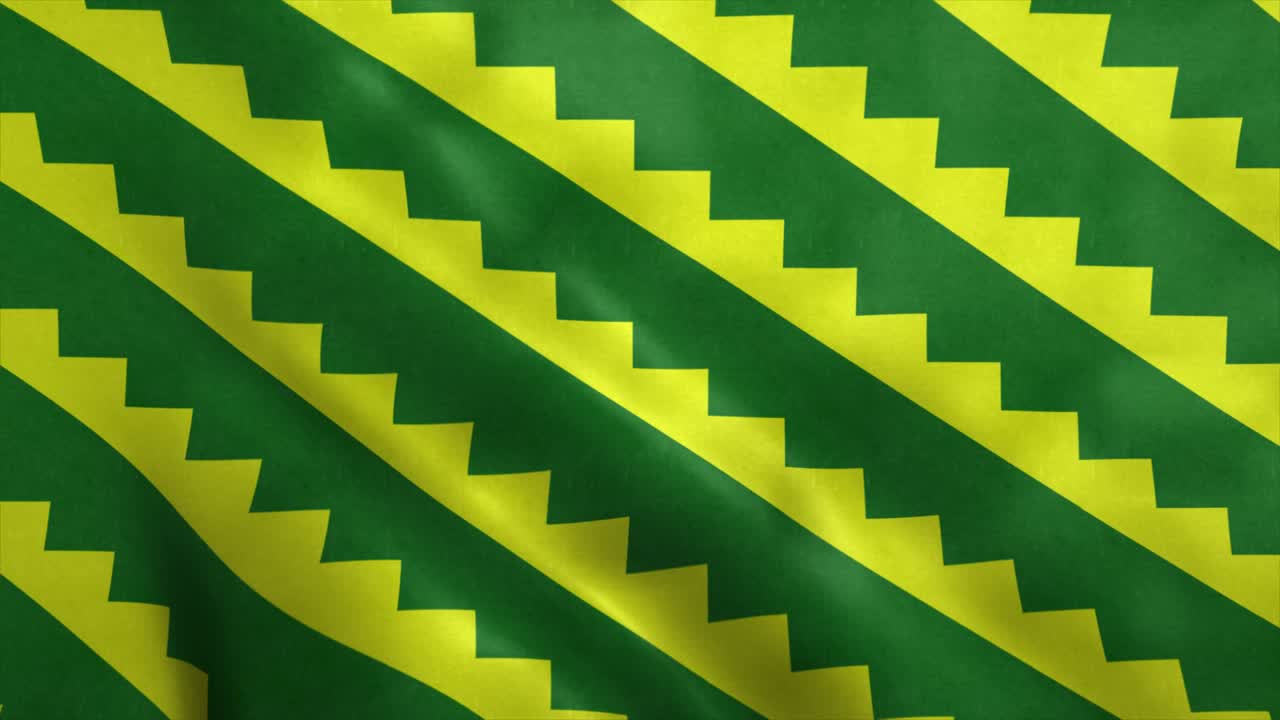 bandera de gurabo, ciudad de puerto rico, fondo de animación realista