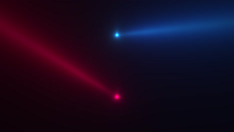 animation motion colorful glowing spotlight beams on dark background in stage 2