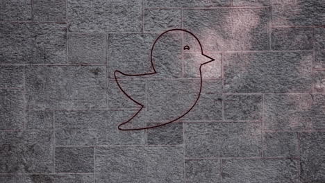 signo de corazón de neón en la pared de ladrillo 4k