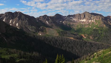 majestic mountain range in colorado
