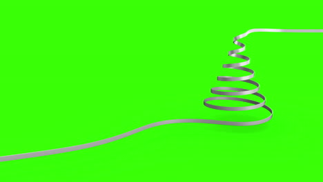 Christmas-tree-ribbon-forming-against-copy-space-background