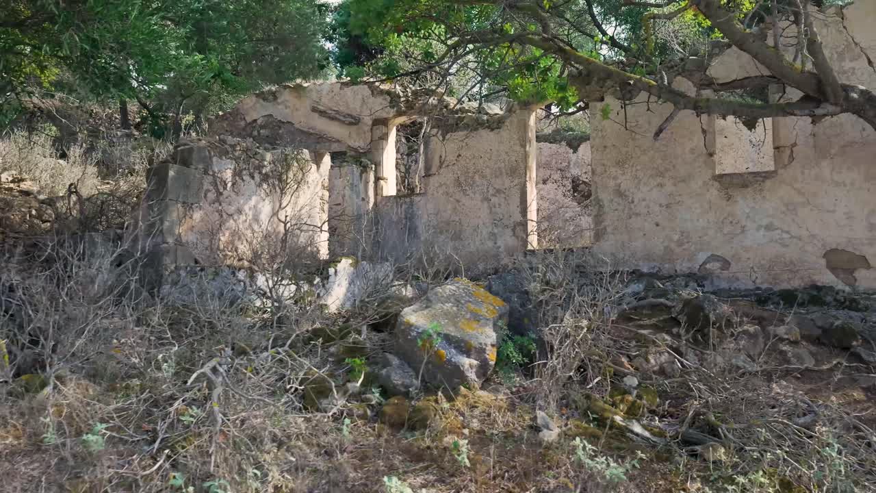 Ruined Building in a Natural Setting