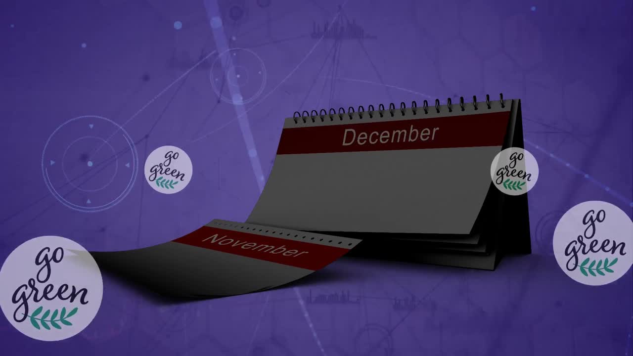 animación de texto en verde sobre el procesamiento de datos