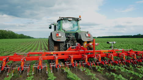 tractor pulls weeding mechanism 01