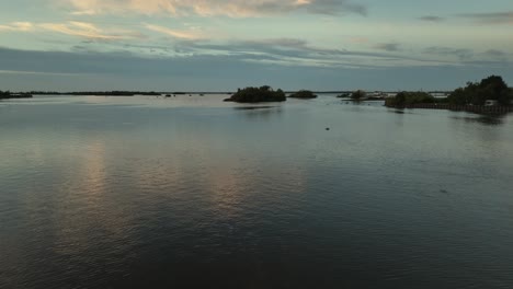 drone view of bayou des allemands