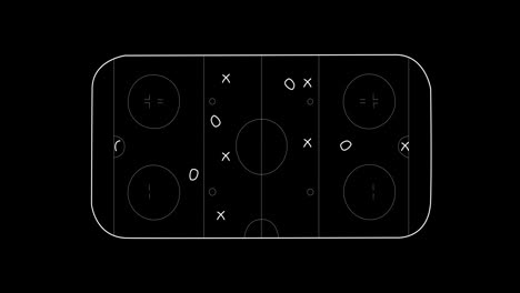 animación del plan de juego en la pizarra