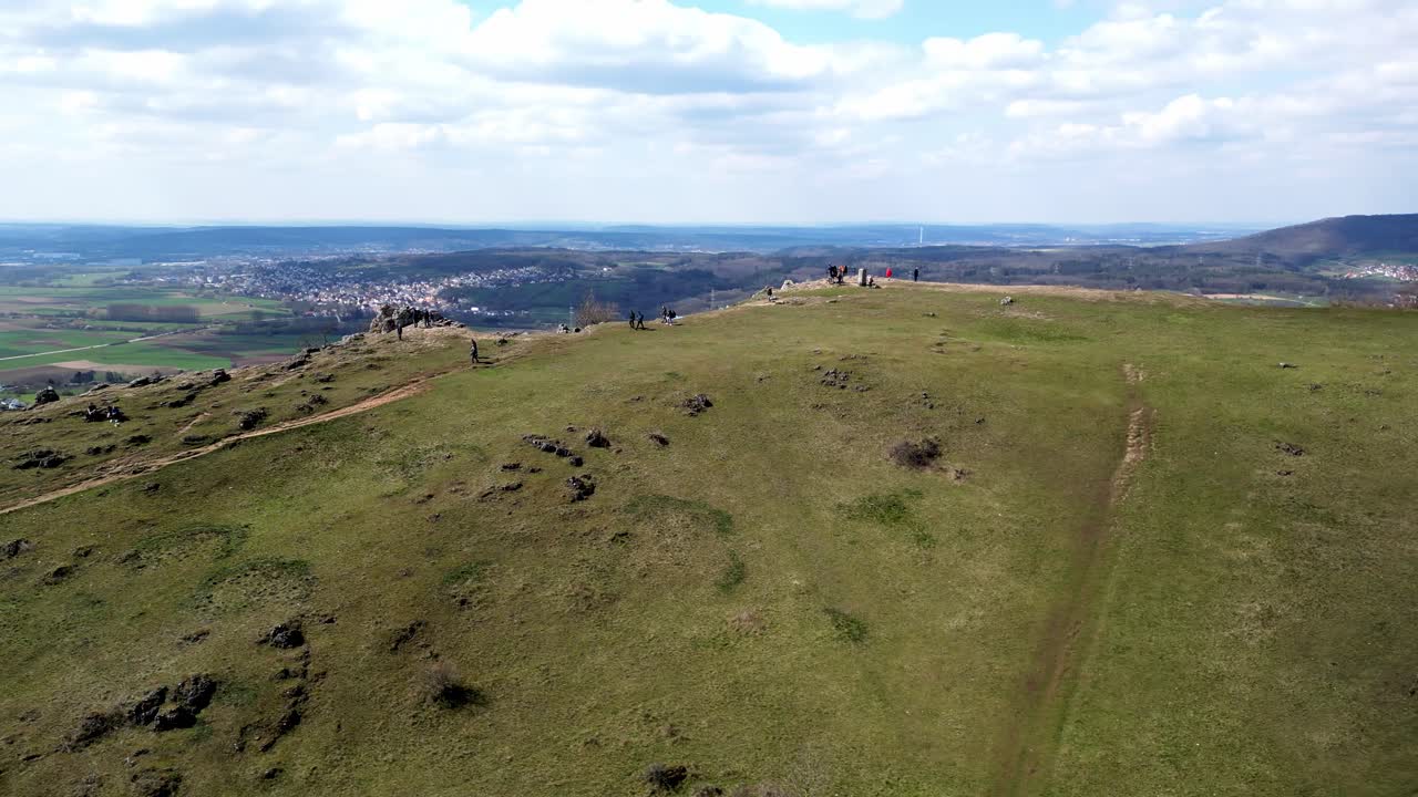 시골의 파노라마 뷰를 가진 월버라 드론 비디오