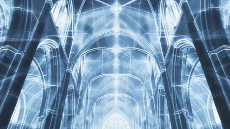 abstract architectural interior