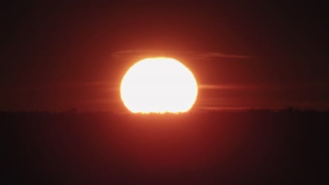 puesta de sol en la patagonia sudamerica