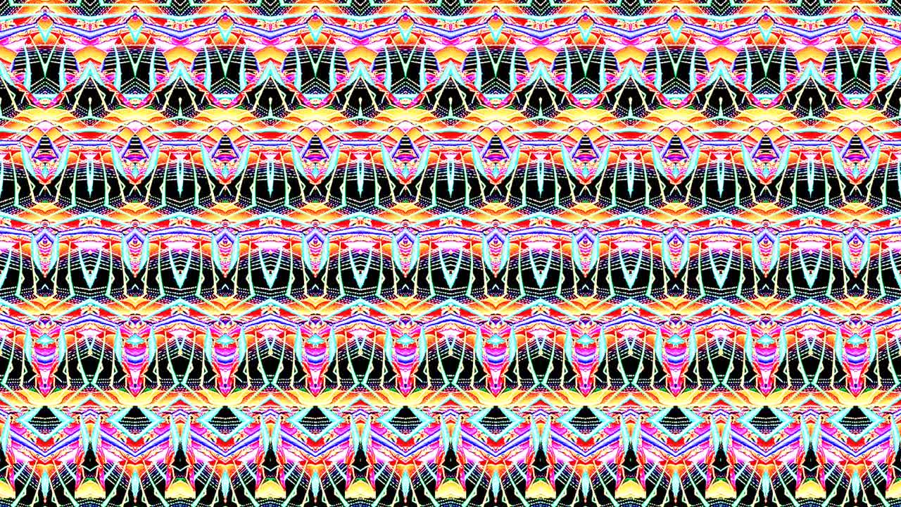 formas de rayas animadas con luz brillante de colores