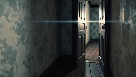 mysterious old house hallway