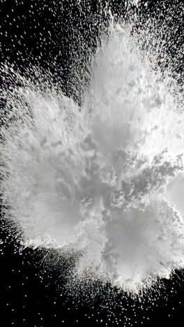 explosión de polvo abstracta