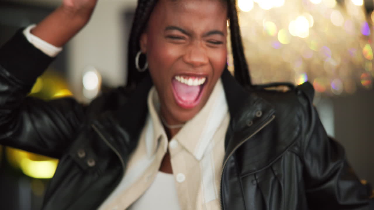 Happy Woman Celebrating