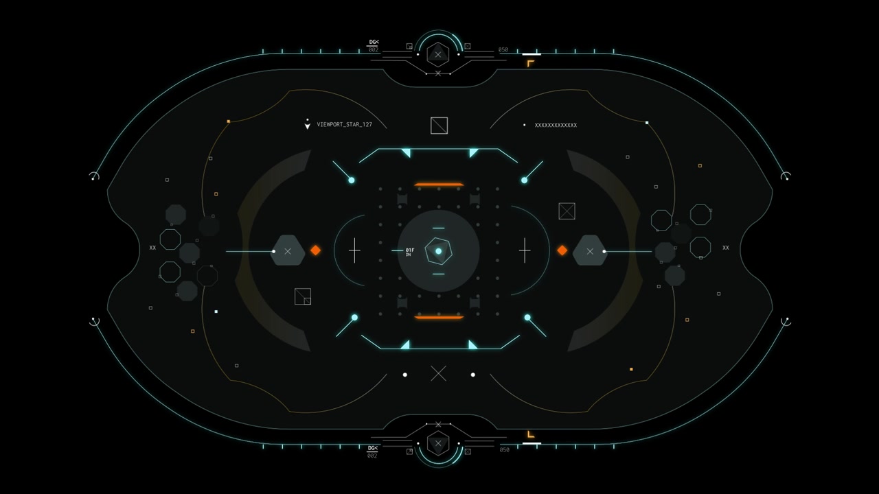 Futuristic HUD Display