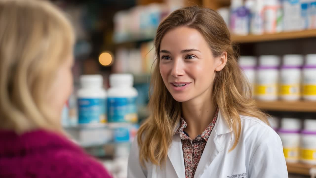 Engaging Conversation Between a Health Professional and Client in a Pharmacy Setting: Building Trust and Offering Support for Wellness Goals