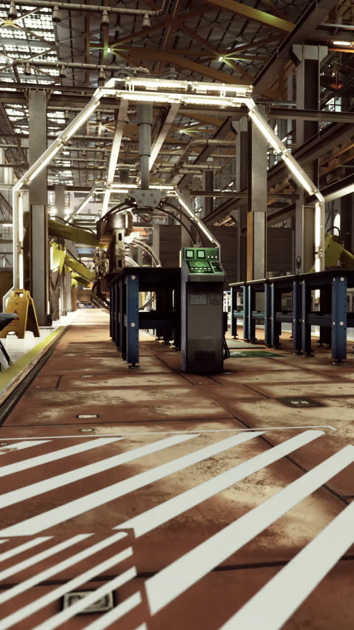 interior de una fábrica industrial moderna