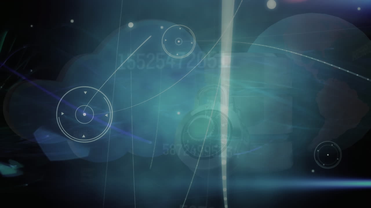 숫자의 애니메이션, 데이터 처리 및 연결 네트워크