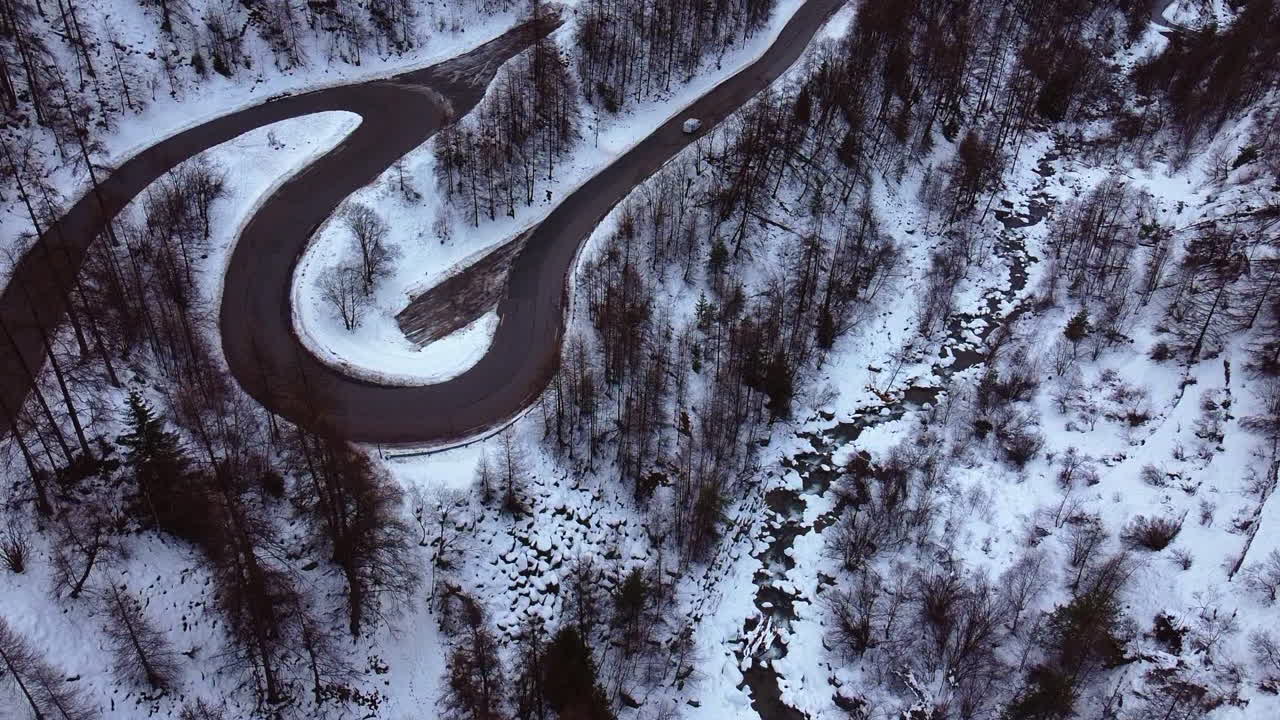 Beautiful drone winter footages from France