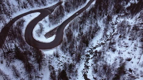 bellas filmaciones de invierno con drones de francia