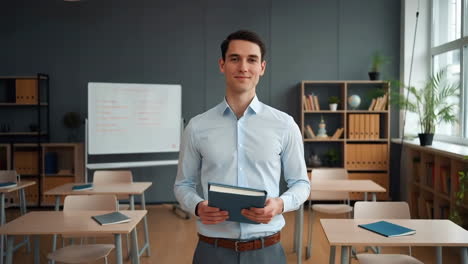 teacher in a classroom