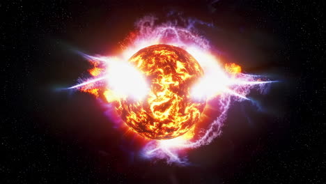 stellar collision in space